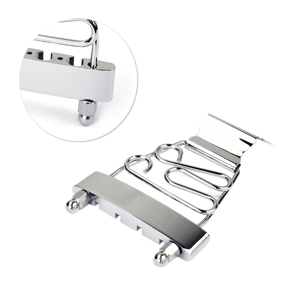 GA421 4 String Trapeze Tailpiece Adjustable Guitar Tailpiec Bridge for Archtop Guitar (Silver)
GA421 4 String Trapeze Tailpiece Adjustable Guitar Tailpiec Bridge for Archtop Guitar (Silver)