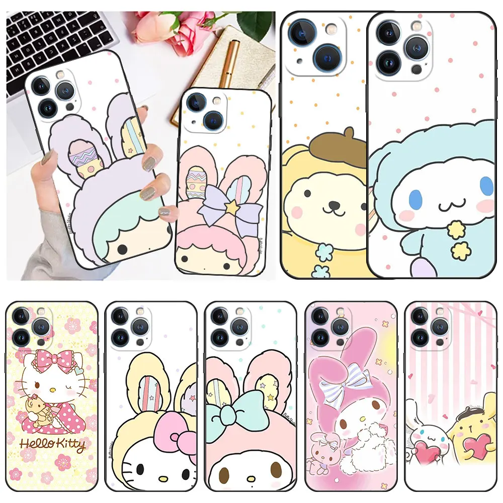 Hello Kitty Cartoon Case For Apple iPhone 14 11 13 12 Pro 7 Plus XR X XS Max 6 6S 13Pro Max Black Silicone Phone Funda
Hello Kitty Cartoon Case For Apple iPhone 14 11 13 12 Pro 7 Plus XR X XS Max 6 6S 13Pro Max Black Silicone Phone Funda