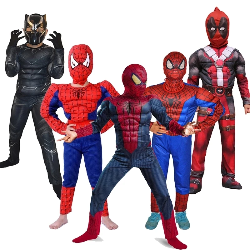 

Детский костюм супергероя Халка, Железного человека, Капитана Америка, Детский комбинезон для косплея на Хэллоуин
