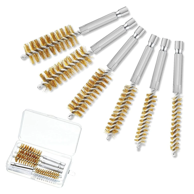 6 PCS Drilling Brush, Including Different Sizes Of 1/4 Inch Hex Shank Cleaning Brush, Suitable For Percussion Drills
6 PCS Drilling Brush, Including Different Sizes Of 1/4 Inch Hex Shank Cleaning Brush, Suitable For Percussion Drills