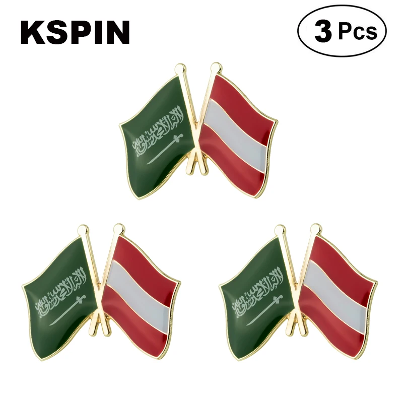 Saudi Arabia & Austria Frendship Lapel Pin Brooches Pins Flag badge Brooch Badges
Saudi Arabia & Austria Frendship Lapel Pin Brooches Pins Flag badge Brooch Badges