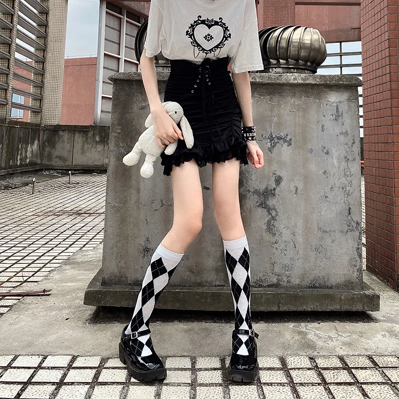 Harajuku Lingge Pure Cotton Calf Socks Female Knee Socks Retro Lolita JK Shaping Stockings For Women JK Long Warm Socks
Harajuku Lingge Pure Cotton Calf Socks Female Knee Socks Retro Lolita JK Shaping Stockings For Women JK Long Warm Socks