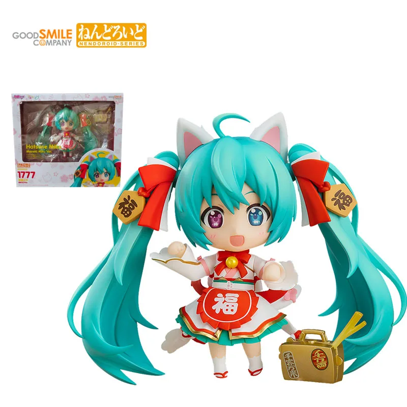 В наличии, оригинальная Подлинная экшн-фигурка ГК «Хорошая Улыбка» NENDOROID Hatsune Miku 1777, Заработайте деньги, 10 см, ПВХ, аниме-фигурка, модель, игрушки, кукла, подарок 
В наличии, оригинальная Подлинная экшн-фигурка ГК «Хорошая Улыбка» NENDOROID Hatsune Miku 1777, Заработайте деньги, 10 см, ПВХ, аниме-фигурка, модель, игрушки, кукла, подарок