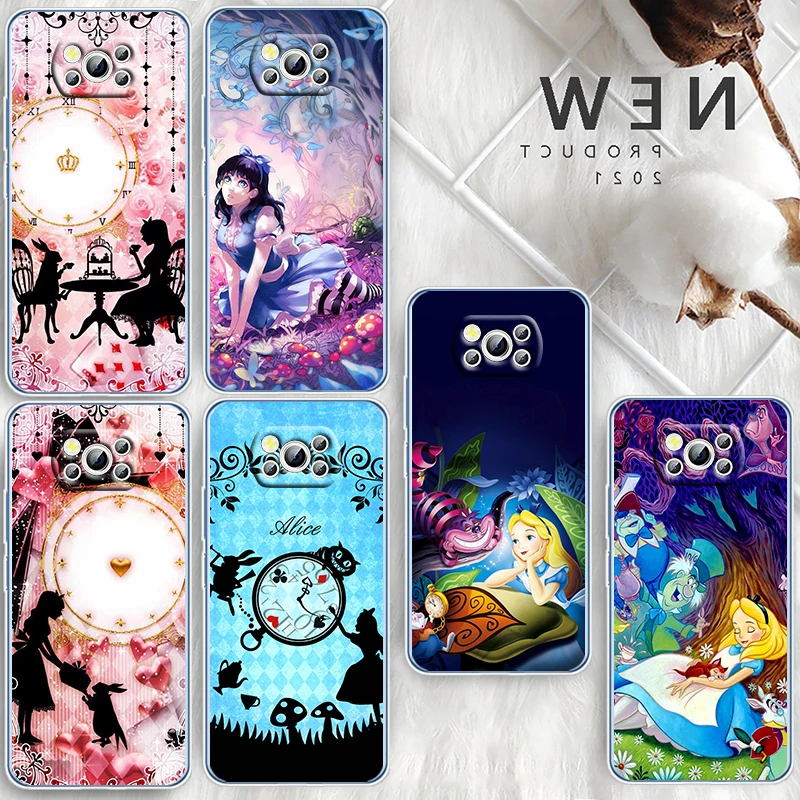 Disney Alice in Wonderland For Xiaomi Civi Mi Poco X4 X3 NFC F3 GT M4 M3 M2 X2 F2 Pro C3 4G 5G Transparent Soft TPU Phone Case
Disney Alice in Wonderland For Xiaomi Civi Mi Poco X4 X3 NFC F3 GT M4 M3 M2 X2 F2 Pro C3 4G 5G Transparent Soft TPU Phone Case