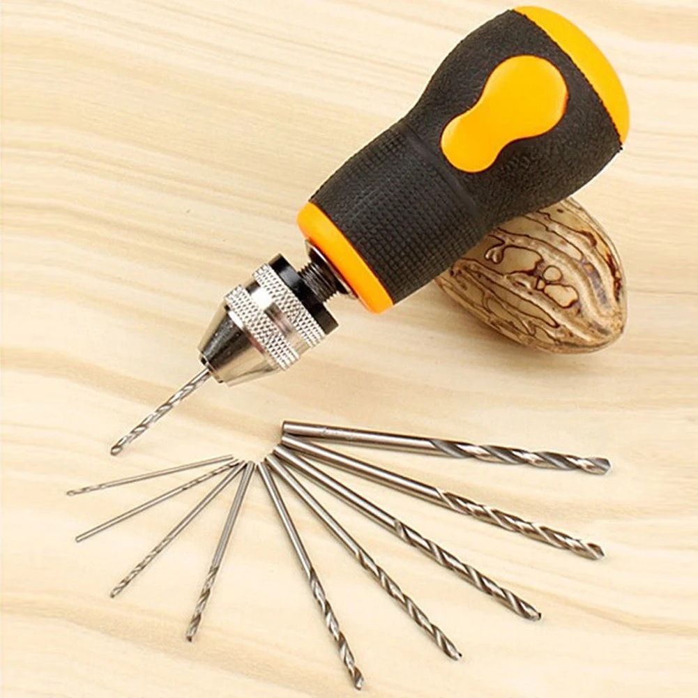 Efficient Mini Multifunctional High Precision Drill Set Crafts Making Portable Anti Slip Woodworking Carbon Steel DIY Twist Bit
Efficient Mini Multifunctional High Precision Drill Set Crafts Making Portable Anti Slip Woodworking Carbon Steel DIY Twist Bit