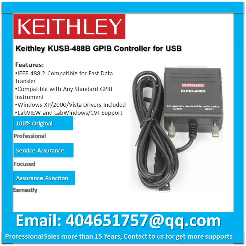 

Keithley KUSB-488B GPIB Controller for USB