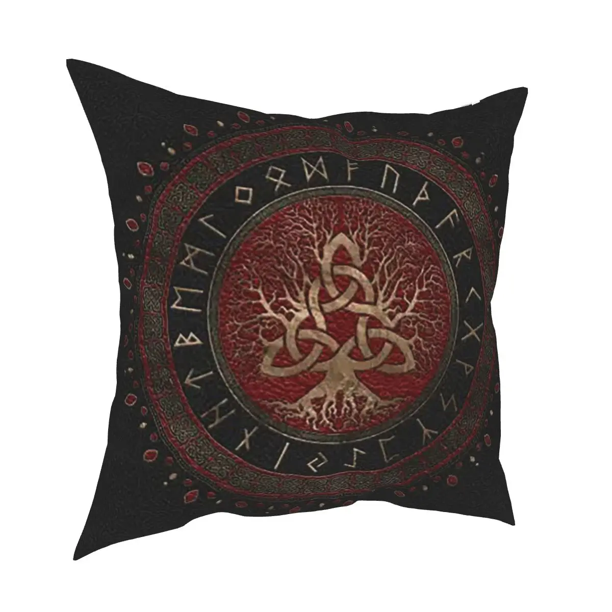 Viking Triquetra Tree Of Life Pillowcase Soft Cushion Cover Decorative Yggdrasil Valknut Symbol Pillow Case Cover for home
Viking Triquetra Tree Of Life Pillowcase Soft Cushion Cover Decorative Yggdrasil Valknut Symbol Pillow Case Cover for home