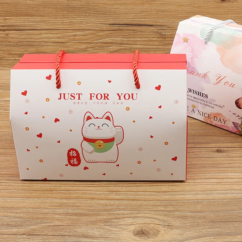 100pcs Creative Flamingo Lucky Cat Gift Box Chocolate Cookies Packing Paper Boxes Nougat Tote Bags Party Supplies
100pcs Creative Flamingo Lucky Cat Gift Box Chocolate Cookies Packing Paper Boxes Nougat Tote Bags Party Supplies