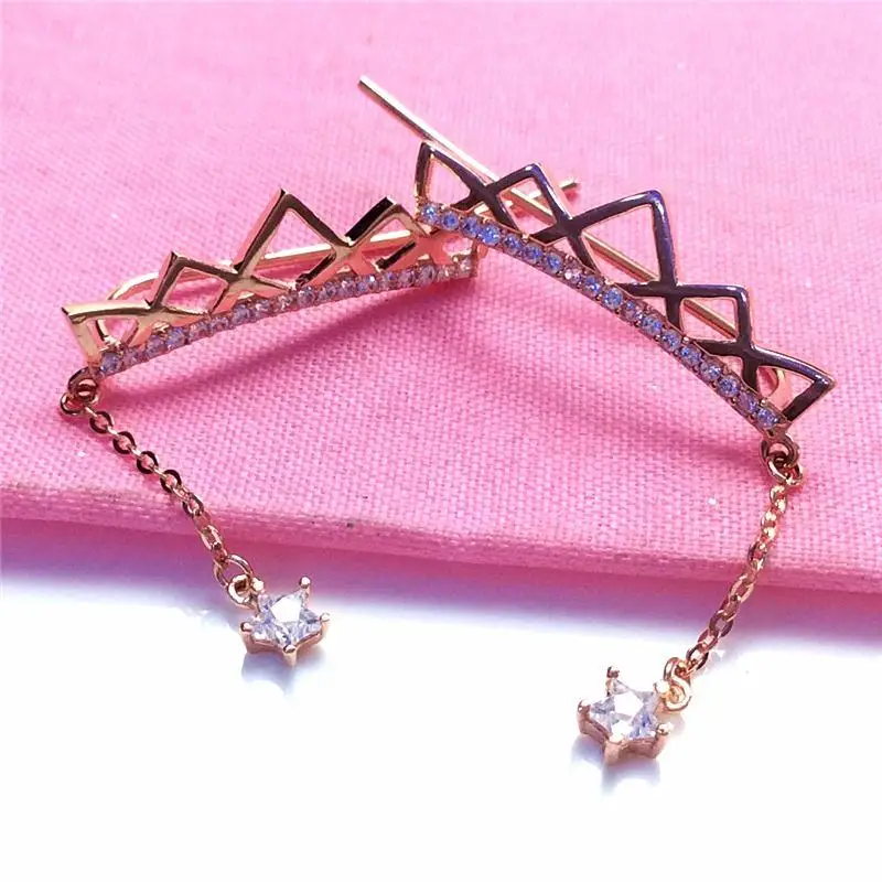 585 г., фиолетовое золото, инкрустированные искусственными ушками, модные серьги-кисточки 14K корона принцессы со стразами для женщин, легкие р... 
585 г., фиолетовое золото, инкрустированные искусственными ушками, модные серьги-кисточки 14K корона принцессы со стразами для женщин, легкие р...