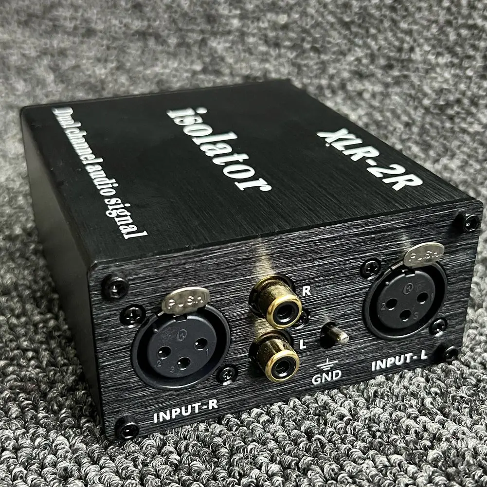 XLR-2R 6.5 XLR Audio Noise Isolator To Eliminate Common Ground Current Sound Anti-Interference Transformer Isolator
XLR-2R 6.5 XLR Audio Noise Isolator To Eliminate Common Ground Current Sound Anti-Interference Transformer Isolator
