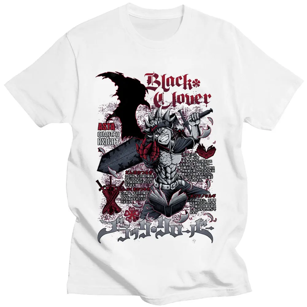 Japanese Anime Asta Black Clover T Shirt Men's Summer Tops Cartoon Graphic Tees Fashion Unisex T-shirt Harajuku T-shirts Male
Japanese Anime Asta Black Clover T Shirt Men's Summer Tops Cartoon Graphic Tees Fashion Unisex T-shirt Harajuku T-shirts Male