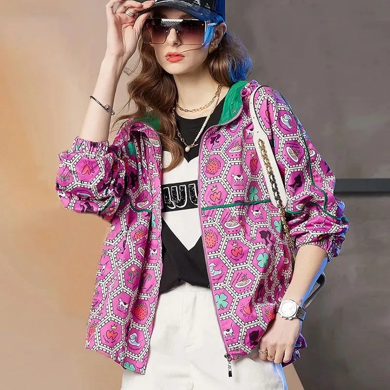 Purple Hooded Baseball Coat Female European Goods 2023 Autumn and Winter New Blast Street Age Reduction Fashion Loose Top
Purple Hooded Baseball Coat Female European Goods 2023 Autumn and Winter New Blast Street Age Reduction Fashion Loose Top