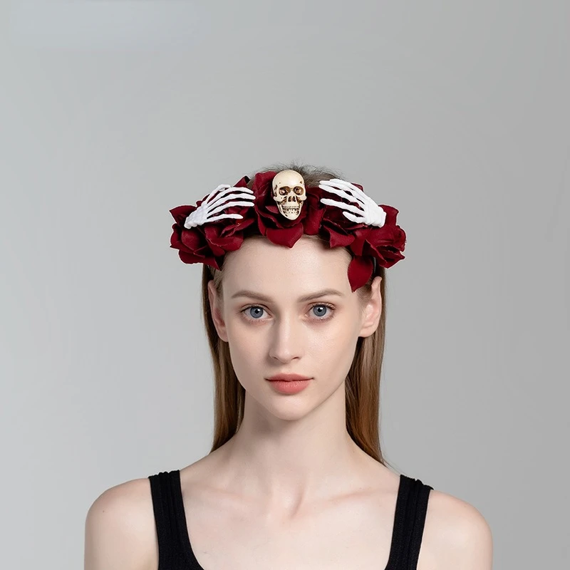 Halloween Colored Hair Band Halloween Spider Headdress Flower Skull Lace Funny Holiday Carnival Hair Band
Halloween Colored Hair Band Halloween Spider Headdress Flower Skull Lace Funny Holiday Carnival Hair Band