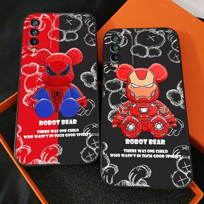 Marvel Cute Spiderman Venom Bear Phone Case For Redmi 9T For Xiaomi Redmi 9T Silicone Cover TPU Soft Back Carcasa
Marvel Cute Spiderman Venom Bear Phone Case For Redmi 9T For Xiaomi Redmi 9T Silicone Cover TPU Soft Back Carcasa