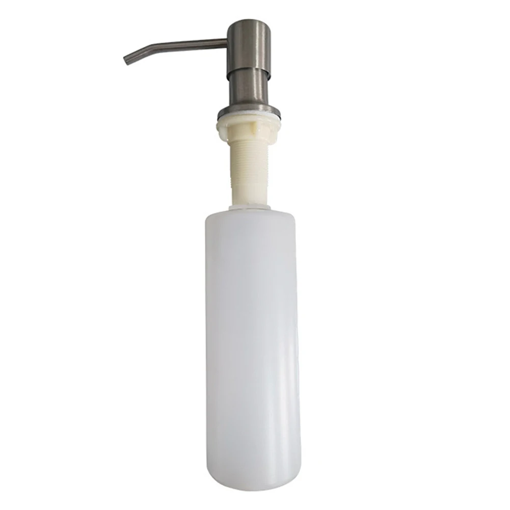 350ml Soap Dispenser Kitchen Bathroom Sink Silver Hand Pump Washing Up Liquid ABS Bottle Detergent Liquid Soap Lotion Dispensers
350ml Soap Dispenser Kitchen Bathroom Sink Silver Hand Pump Washing Up Liquid ABS Bottle Detergent Liquid Soap Lotion Dispensers