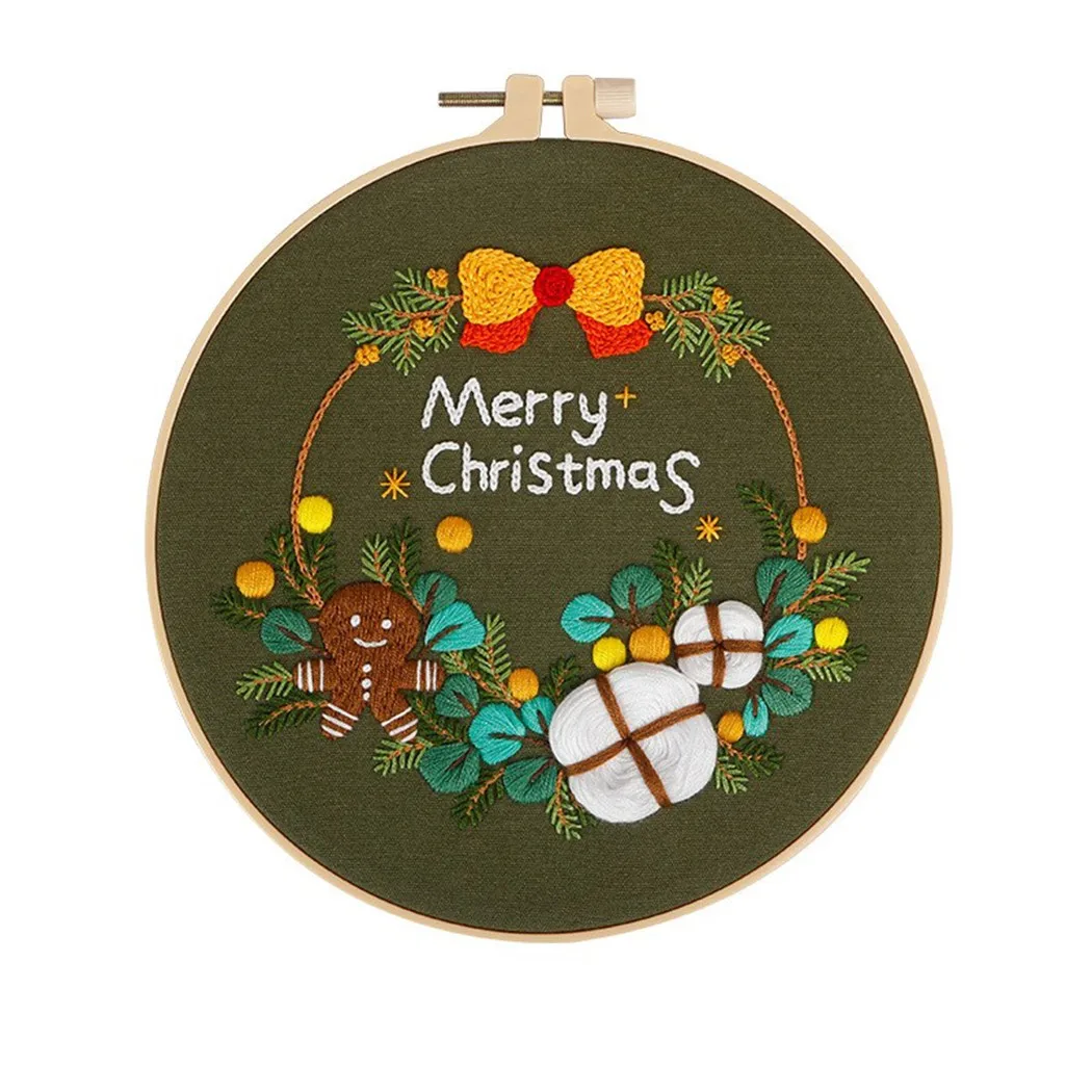 Christmas Embroidery Set DIY Material Bag Cross Stitch Kit Beginner Handmade Snowman Garland Xmas Tree Pattern Embroidery Gifts
Christmas Embroidery Set DIY Material Bag Cross Stitch Kit Beginner Handmade Snowman Garland Xmas Tree Pattern Embroidery Gifts