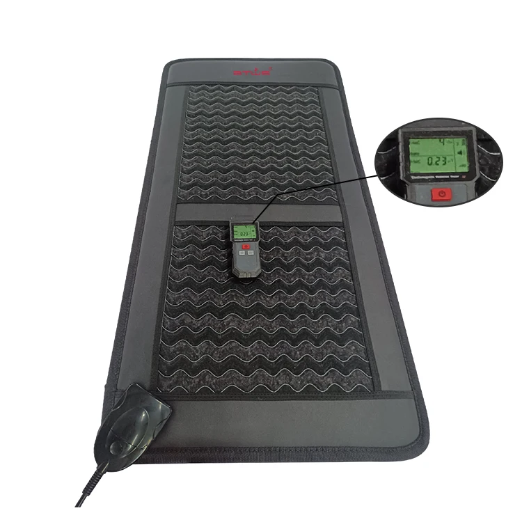 Low pemf magnetic therapy mat, amethyst stone crystal PEMF massage mattress with infrared heat
Low pemf magnetic therapy mat, amethyst stone crystal PEMF massage mattress with infrared heat