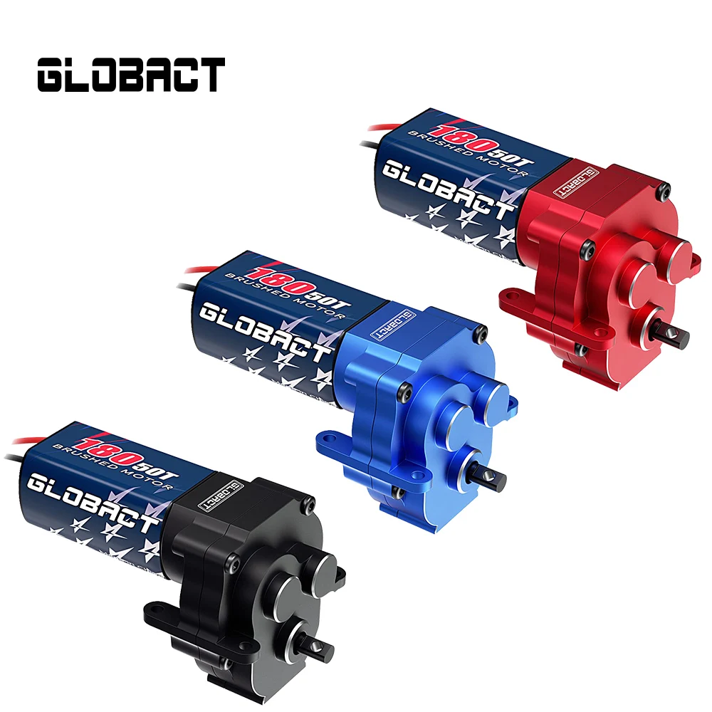 GLOBACT 50T Brushed Motor Aluminum Transmission Gearbox for 1/18 TRX4M Bronco Defender RC Car Upgrade Accessories
GLOBACT 50T Brushed Motor Aluminum Transmission Gearbox for 1/18 TRX4M Bronco Defender RC Car Upgrade Accessories