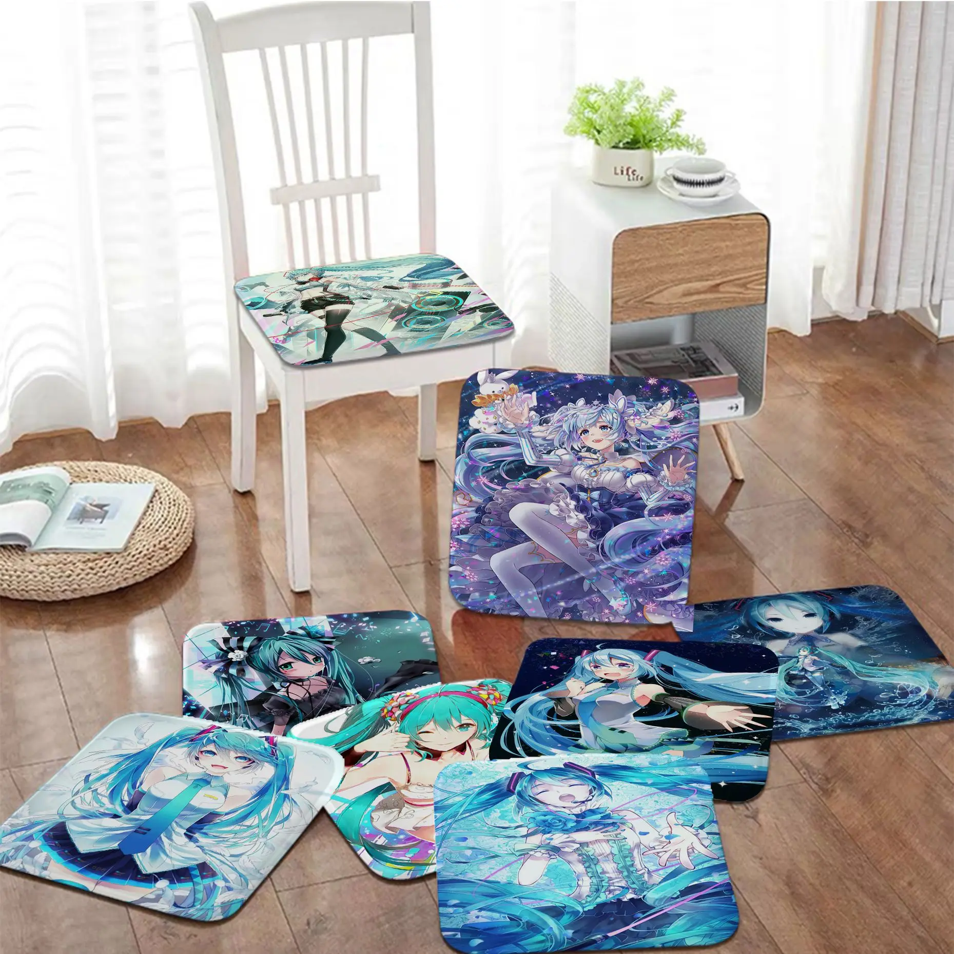 Bandai Hatsune Miku Decorative Chair Mat Soft Pad Seat Cushion For Dining Patio Home Office Indoor Outdoor Garden Cushion Pads
Bandai Hatsune Miku Decorative Chair Mat Soft Pad Seat Cushion For Dining Patio Home Office Indoor Outdoor Garden Cushion Pads
