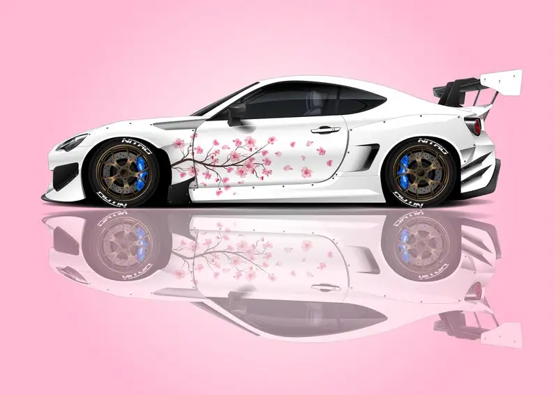 Sakura Cherry Blossom Livery, Japanese Side Car Decal, Universal Size, Large Vehicle Graphics
Sakura Cherry Blossom Livery, Japanese Side Car Decal, Universal Size, Large Vehicle Graphics