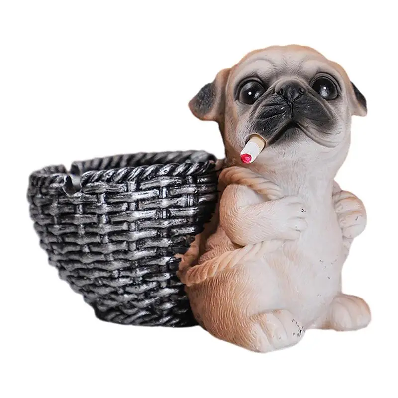 Ashtray Ash Holder Animal Resin Cute Dog Shape Durable Ash Tray Home Indoor Garden Non-slip Ash Holder Household Decoration
Ashtray Ash Holder Animal Resin Cute Dog Shape Durable Ash Tray Home Indoor Garden Non-slip Ash Holder Household Decoration