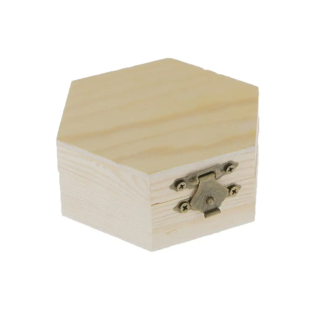 Необработанная простая Шестигранная деревянная шкатулка для ювелирных изделий
Необработанная простая Шестигранная деревянная шкатулка для ювелирных изделий