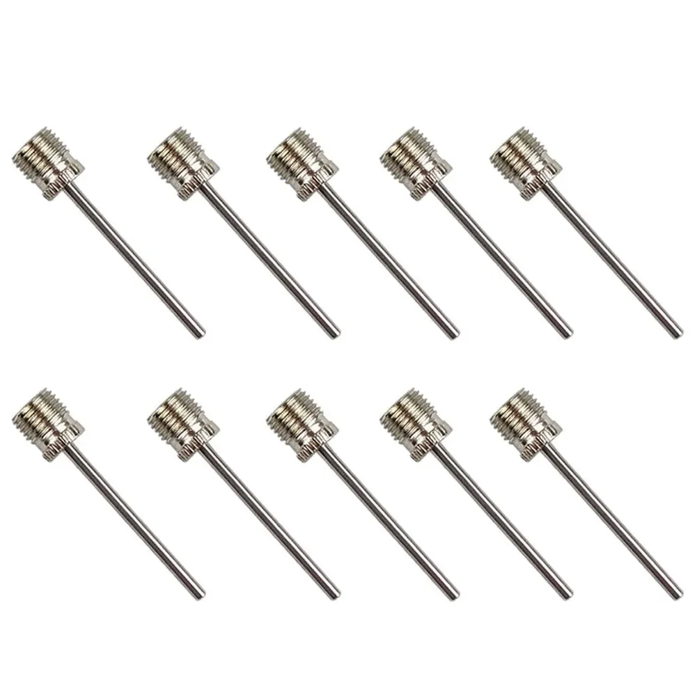10pcs Stainless Steel Pump Pin Sports Ball Inflating Pump Needle For Football Basketball Soccer Inflatable Air Valve Adaptor
10pcs Stainless Steel Pump Pin Sports Ball Inflating Pump Needle For Football Basketball Soccer Inflatable Air Valve Adaptor