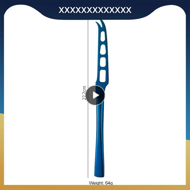 Stainless Steel Cheese Butter Knife Spatula With Hole Dual-purpose Butter Knife Bread Jam Cheese Cream Knife
Stainless Steel Cheese Butter Knife Spatula With Hole Dual-purpose Butter Knife Bread Jam Cheese Cream Knife