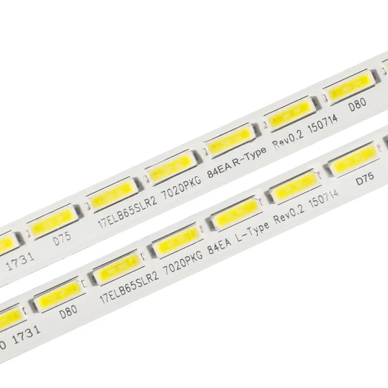LED backlight strip 84 lamp for LT-65VU83A 65AO3SB 17ELB65SLR2 65inch 7020PKG 84EA L-TYPE R PH-65LEDFHD VES650UNEA-2D-S01 S03
LED backlight strip 84 lamp for LT-65VU83A 65AO3SB 17ELB65SLR2 65inch 7020PKG 84EA L-TYPE R PH-65LEDFHD VES650UNEA-2D-S01 S03