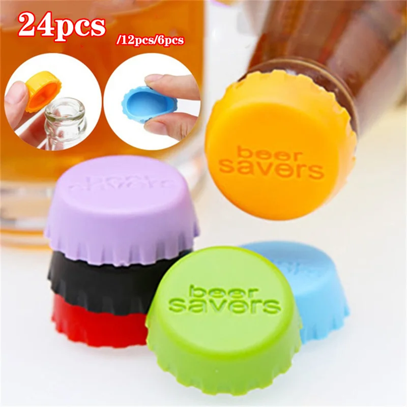 6/12/24pcs/set Reusable Silicone Bottle Fresh-keeping Cap Stopper for Bottle Soda Beer Cap Stopper Bar Utensils Bar Accessories
6/12/24pcs/set Reusable Silicone Bottle Fresh-keeping Cap Stopper for Bottle Soda Beer Cap Stopper Bar Utensils Bar Accessories