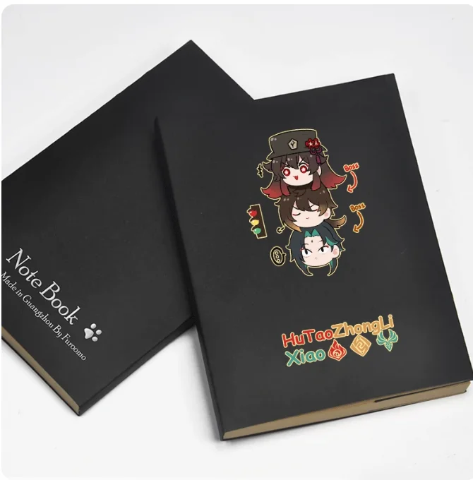 

Anime Genshin Impact Hutao Zhongli Diary School Notebook Paper Agenda Schedule Planner Sketchbook Gift For Kids Notebooks 1573