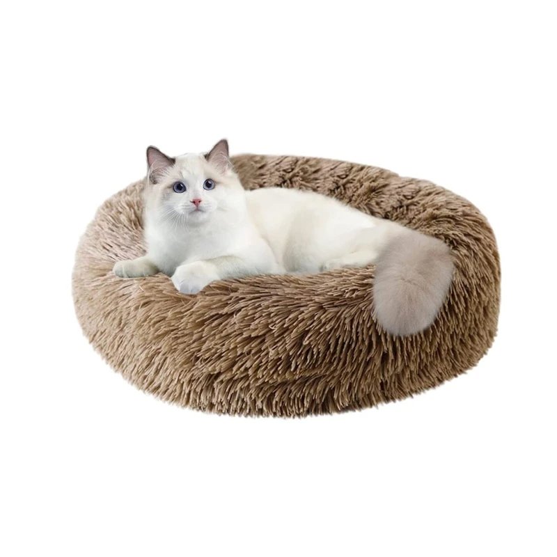 Round Washable Cat Bed,Fluffy Calming Self Warming Soft Donut Cuddler Cushion Pet Bed For Small Dogs Kittens
Round Washable Cat Bed,Fluffy Calming Self Warming Soft Donut Cuddler Cushion Pet Bed For Small Dogs Kittens