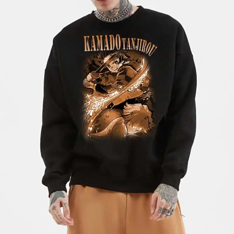 Demon Slayer Hoodies Kamado Tanjirou Graphic Hoodie Men/Women Japanese Anime Funny Sweatshirts Harajuku Tops Crewneck Sweatshirt
Demon Slayer Hoodies Kamado Tanjirou Graphic Hoodie Men/Women Japanese Anime Funny Sweatshirts Harajuku Tops Crewneck Sweatshirt