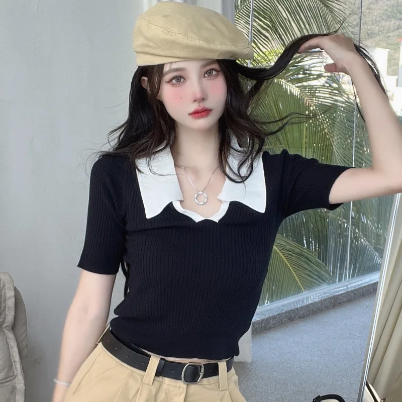 Летние футболки Ulzzang, Женские однотонные Простые короткие топы, узкие базовые модные Универсальные мягкие топы для студентов и отдыха
Летние футболки Ulzzang, Женские однотонные Простые короткие топы, узкие базовые модные Универсальные мягкие топы для студентов и отдыха