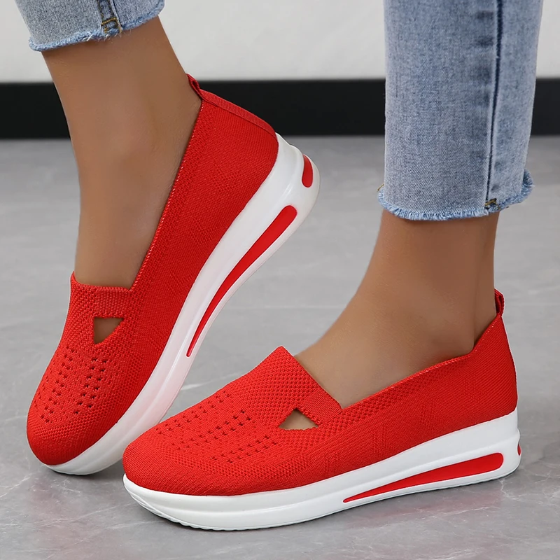 Spring and Autumn Mesh Women's Sports Shoes Fashion Casual Shoes New Thick-soled Vulcanized Shoes Women's Shoes Plus Size 43
Spring and Autumn Mesh Women's Sports Shoes Fashion Casual Shoes New Thick-soled Vulcanized Shoes Women's Shoes Plus Size 43