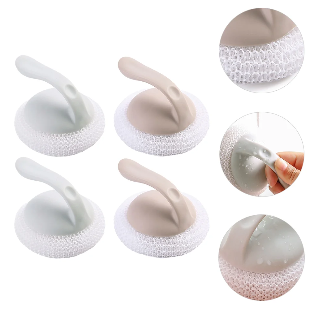 4 Pcs Cleaning Scrubber Scouring Pad Sink Scrubber Kitchen Cleaning Brush Sink Sponge Dish Brush Pot Brush Nylon Brush Handle
4 Pcs Cleaning Scrubber Scouring Pad Sink Scrubber Kitchen Cleaning Brush Sink Sponge Dish Brush Pot Brush Nylon Brush Handle