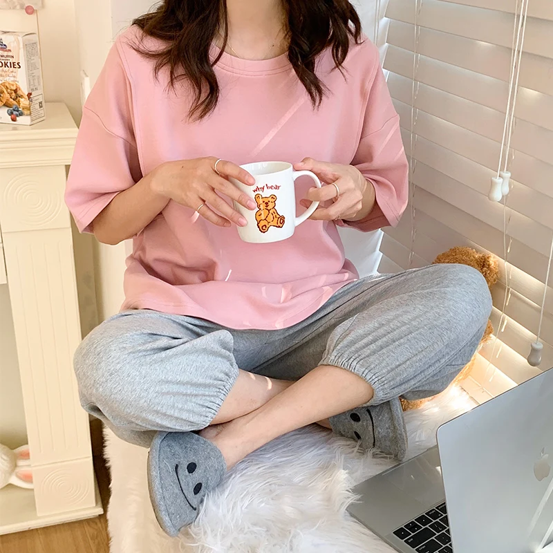 100% Cotton Maternity Nursing Sleepwear Sets Loose Casual Tees Belly Shorts Suits Clothes for Pregnant Women Pregnancy Home Wear
100% Cotton Maternity Nursing Sleepwear Sets Loose Casual Tees Belly Shorts Suits Clothes for Pregnant Women Pregnancy Home Wear