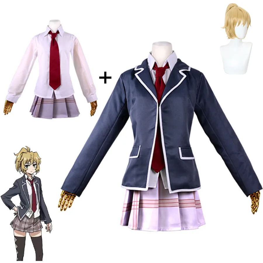 Anime High-Rise Invasion Mayuko Nise Cosplay Costume Wig Jk Japanese School Uniform Aldult Woman Sexy Kawaii Halloween Suit
Anime High-Rise Invasion Mayuko Nise Cosplay Costume Wig Jk Japanese School Uniform Aldult Woman Sexy Kawaii Halloween Suit