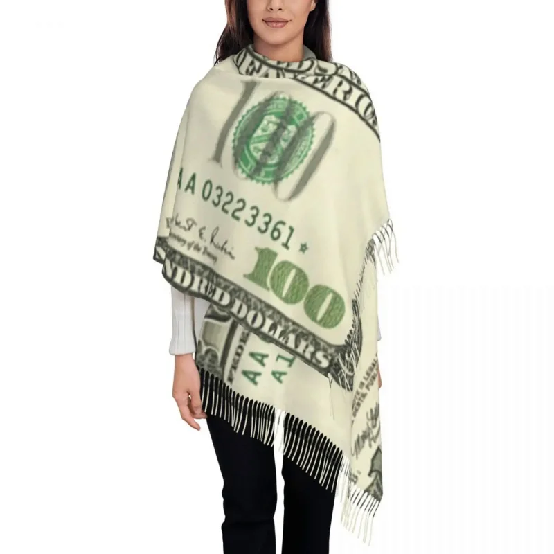 New European Dollar Design Scarf Women Stylish Winter Shawl Wraps Dollar Euros Tassel Wraps
New European Dollar Design Scarf Women Stylish Winter Shawl Wraps Dollar Euros Tassel Wraps