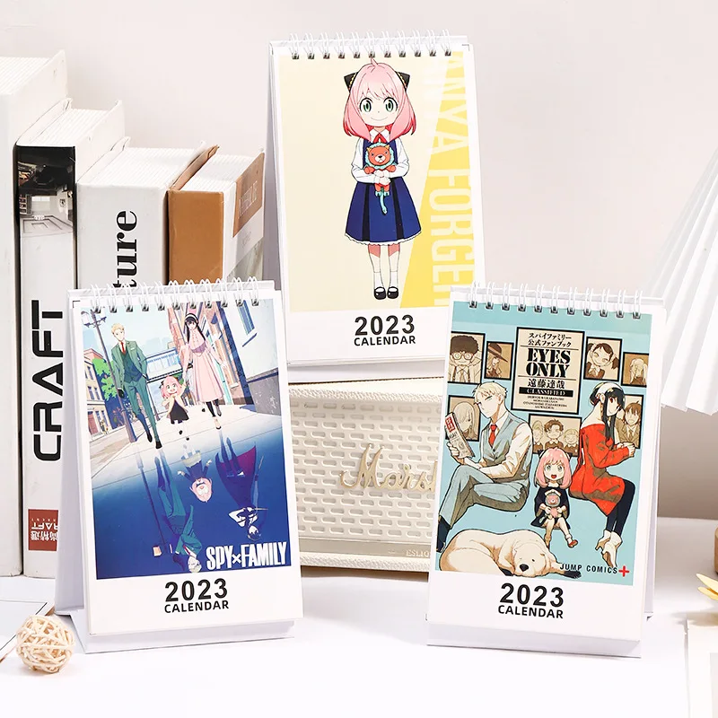 2023 SPY x FAMILY Figure Mini Calendar Desk Calendar Home Decoration Stationery Collection Supplies Kawaii Christmas Gifts
2023 SPY x FAMILY Figure Mini Calendar Desk Calendar Home Decoration Stationery Collection Supplies Kawaii Christmas Gifts