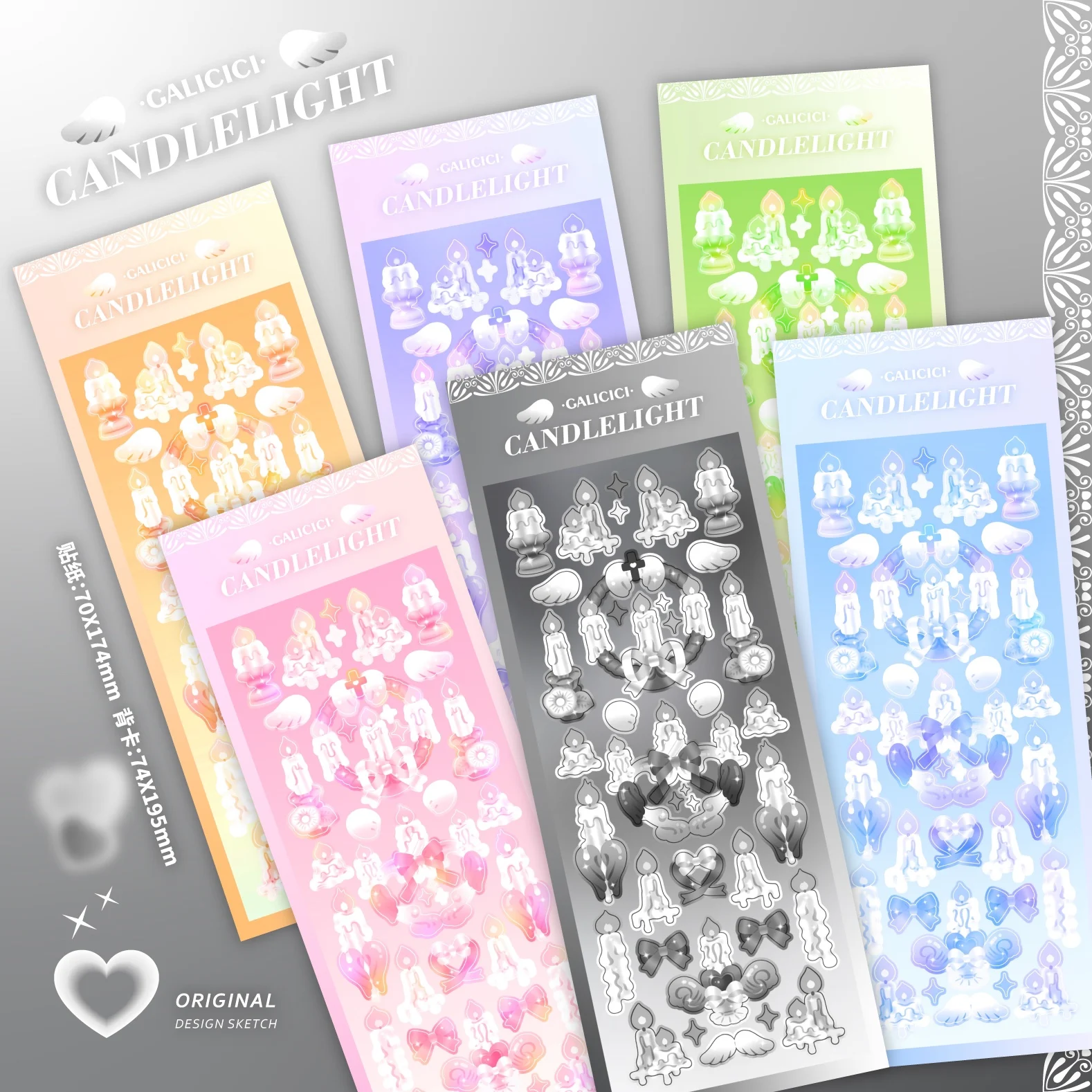 Korea Holiday Candle Laser Sticker Journal Scrapbooking Notebook Album Decorative Idol Card Stationery Sticker School Supplies
Korea Holiday Candle Laser Sticker Journal Scrapbooking Notebook Album Decorative Idol Card Stationery Sticker School Supplies