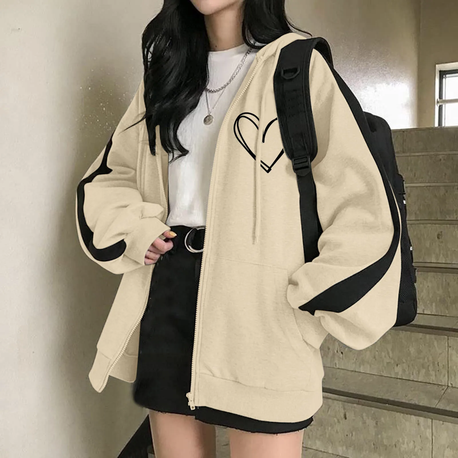 Light Womens Zip Up Hoodie Vintage Oversized Basic Hoodies E Girl Baggy Sweatshirts Trendy Jacket Teen Girls Junior Sweatshirt
Light Womens Zip Up Hoodie Vintage Oversized Basic Hoodies E Girl Baggy Sweatshirts Trendy Jacket Teen Girls Junior Sweatshirt