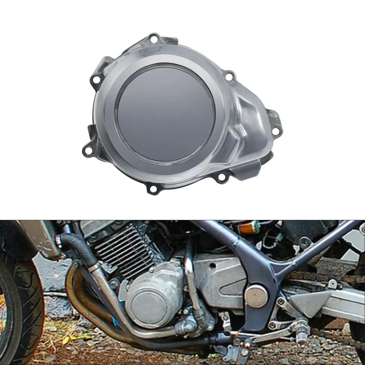 Левая крышка статора мотоцикла, Картер стартера двигателя для kawasaki Balius ZR250A ZR250B 
Левая крышка статора мотоцикла, Картер стартера двигателя для kawasaki Balius ZR250A ZR250B