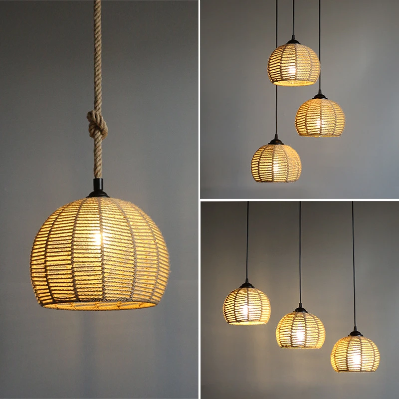 Modern Rattan Pendant Lights LED Pure Handmade Weaving Retro Hanging Lamp Nordic Restaurant Hotel Stay Lampshade Decor Lighting
Modern Rattan Pendant Lights LED Pure Handmade Weaving Retro Hanging Lamp Nordic Restaurant Hotel Stay Lampshade Decor Lighting