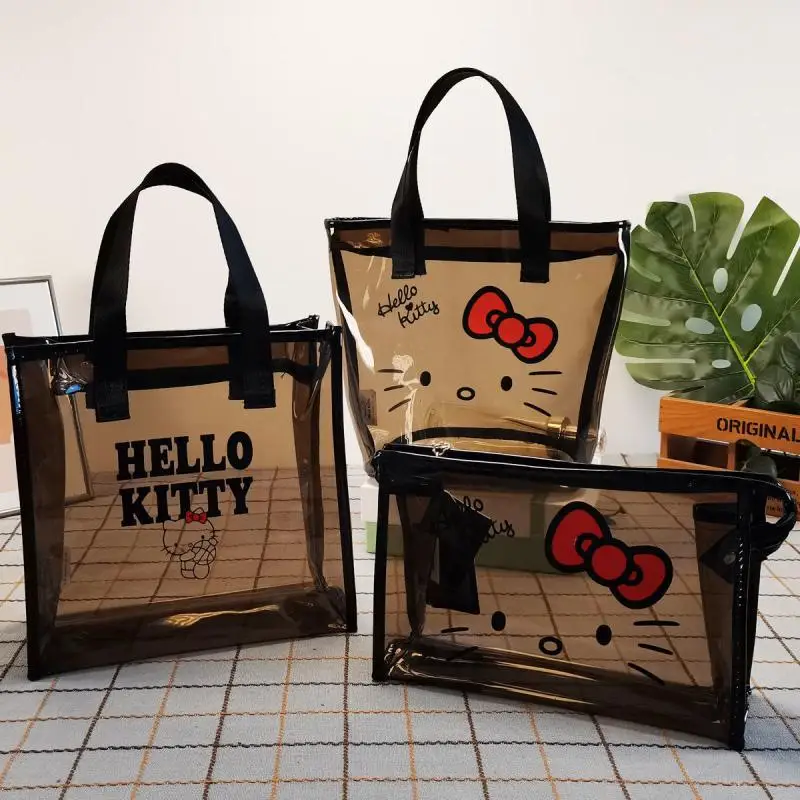 Kawaii Sanriod аниме хобби Китти Водонепроницаемая косметичка прозрачная сумка-тоут большой емкости для фитнеса ванной хранение туалетных прина... 
Kawaii Sanriod аниме хобби Китти Водонепроницаемая косметичка прозрачная сумка-тоут большой емкости для фитнеса ванной хранение туалетных прина...