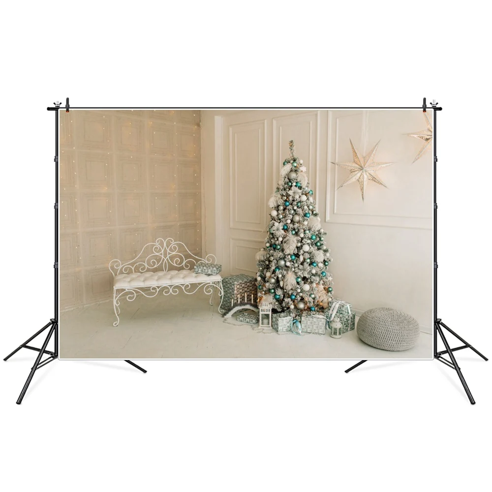 Christmas Tree Gifts Sofa Lights Star Room Interior Photography Backdrops Custom Baby Party Decoration Photo Booth Backgrounds
Christmas Tree Gifts Sofa Lights Star Room Interior Photography Backdrops Custom Baby Party Decoration Photo Booth Backgrounds