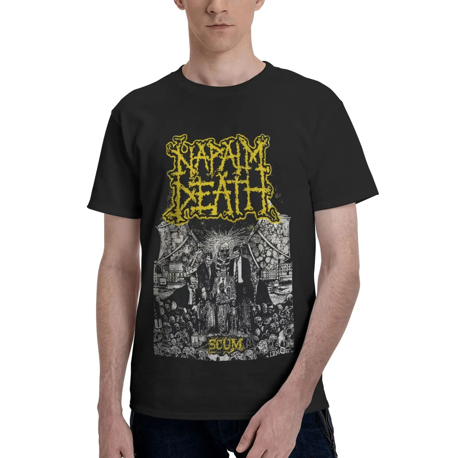 Napalm Death Scum Death металлическая тушь 1642 футболка большого размера мужские футболки Топ Мужская одежда рубашка мужская блузка
Napalm Death Scum Death металлическая тушь 1642 футболка большого размера мужские футболки Топ Мужская одежда рубашка мужская блузка
