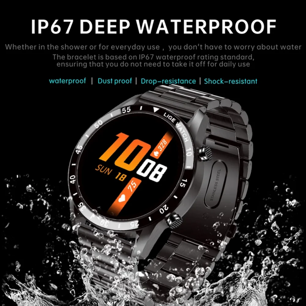 2022 New Smart Watch Men Bluetooth Call Watch IP67 Waterproof Sports Fitness Watch For Android IOS Men Smart Watch 2022+Box
2022 New Smart Watch Men Bluetooth Call Watch IP67 Waterproof Sports Fitness Watch For Android IOS Men Smart Watch 2022+Box