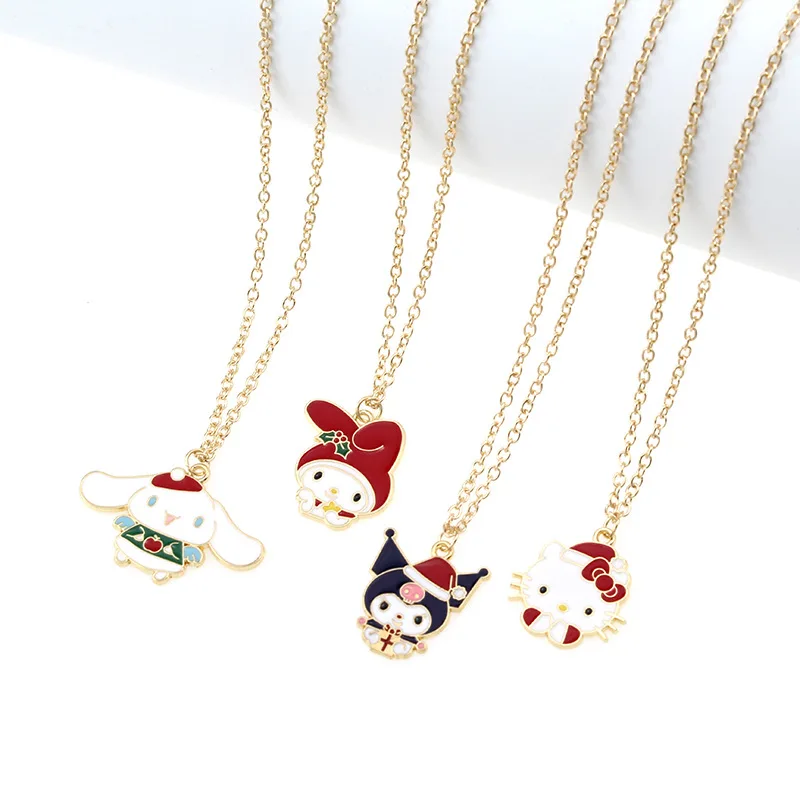 Sanrio Christmas Necklace Jewelry Gift Cartoon Kuromi Kawaii Anime Figure Hello Kitty Children's Present Festival Decoration
Sanrio Christmas Necklace Jewelry Gift Cartoon Kuromi Kawaii Anime Figure Hello Kitty Children's Present Festival Decoration
