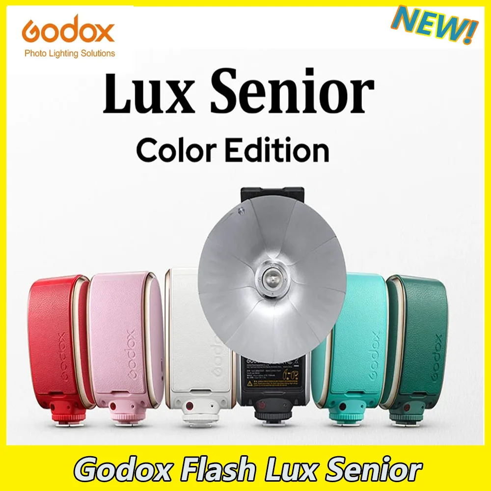 Godox Flash Lux Senior Color Edition Retro Camera Flash 6000K 7Levels Speedlite Trigger for Olympus Sony Canon Nikon DSLR Camera
Godox Flash Lux Senior Color Edition Retro Camera Flash 6000K 7Levels Speedlite Trigger for Olympus Sony Canon Nikon DSLR Camera